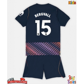 Tottenham Hotspur Lucas Bergvall #15 Replica Away Stadium Kit for Kids 2026-27 Short Sleeve (+ pants)